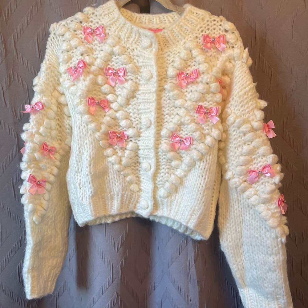 Dolls Kill/Sugar Thrillz chunky knit cardigan, Sz XL